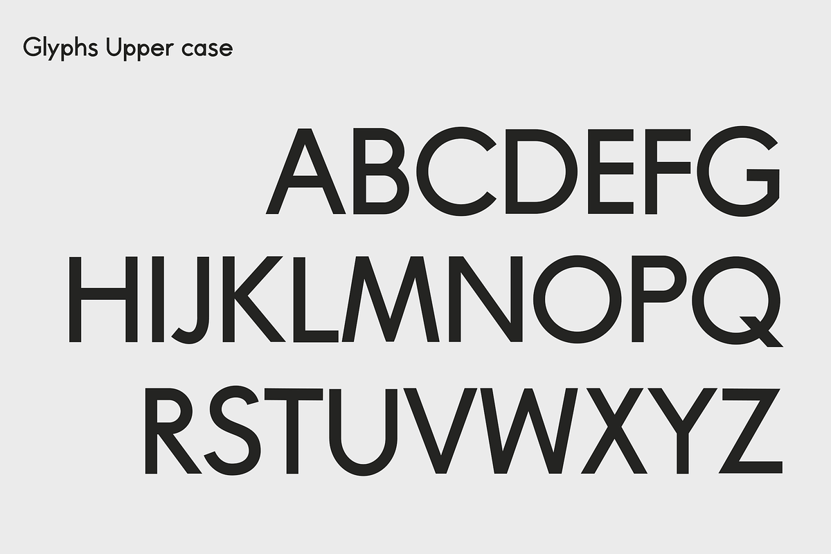 Burgela Simple Sans Font preview 3