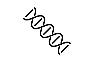 DNA icon, an Outline Icon by Sumberpangan