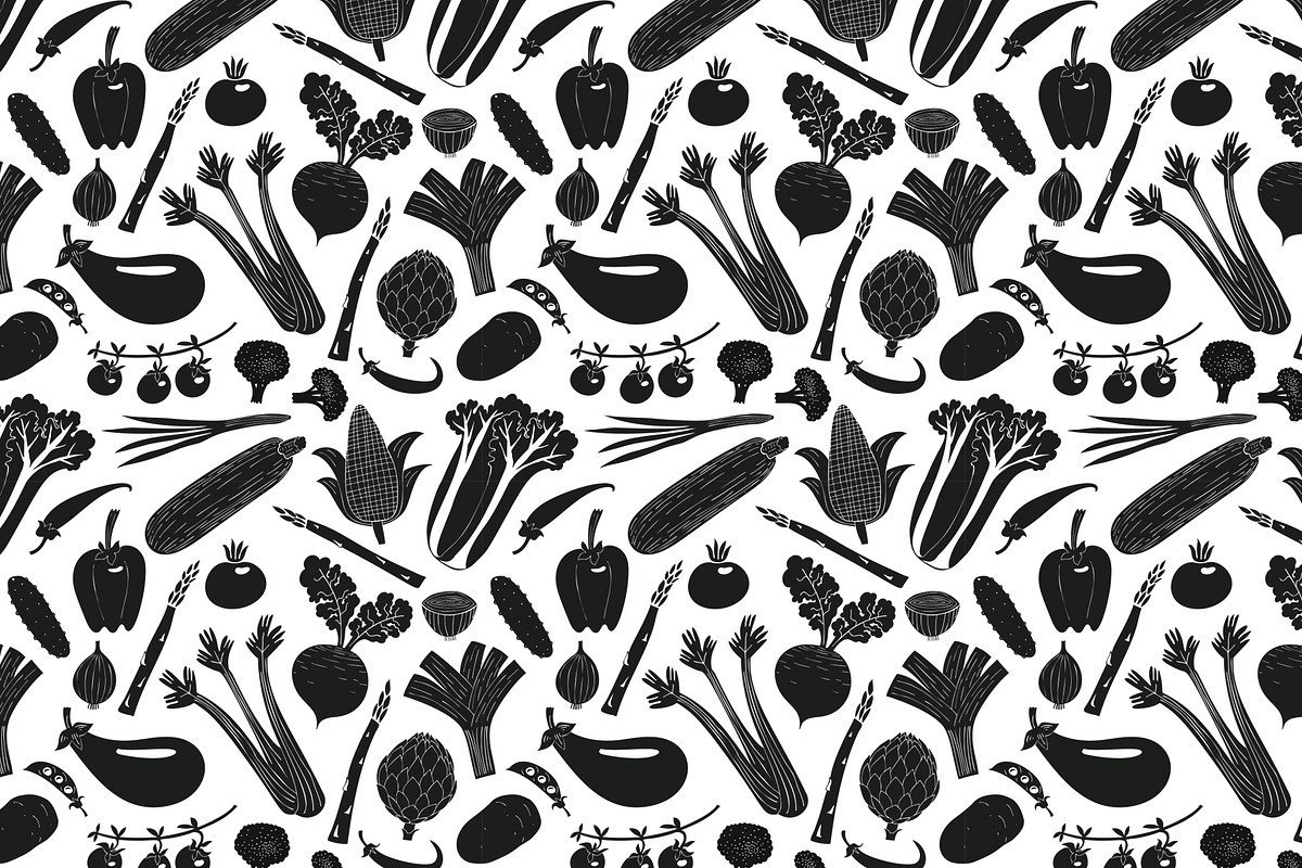 Vegetables Vector Collection, a Food Illustration by Lubov Illustrations Shop (Photo 6 of 6)