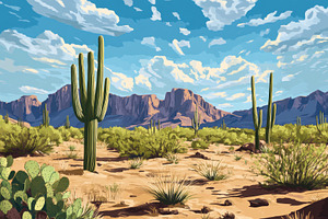 Arizona desert landscape, a Photo by Pavel_design
