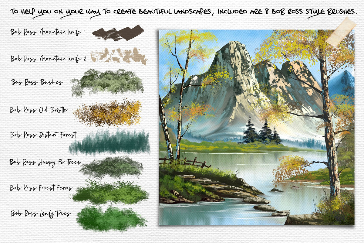 Oil Painter Artist Set for Procreate, a Brush Add-On by SketchWerx (Photo 4 of 21)