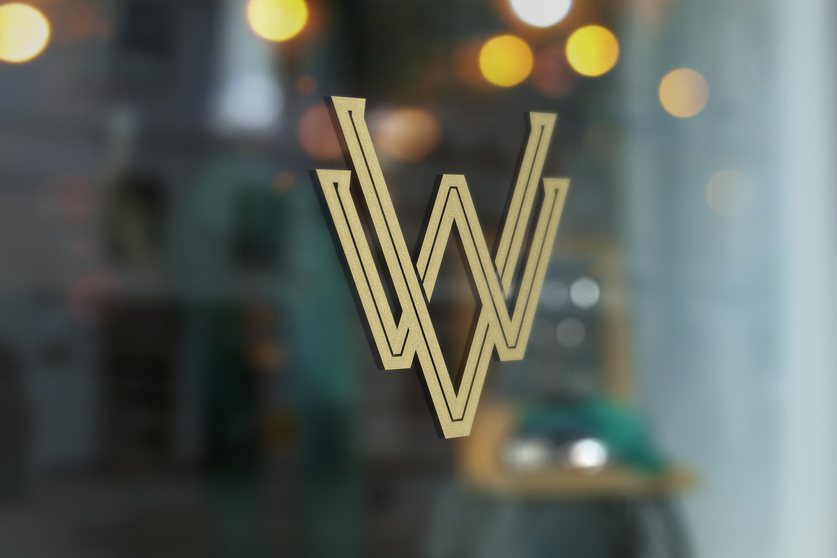 VW WV Monogram Logo, a Branding & Logo Template by Alphabet Agency (Photo 3 of 3)