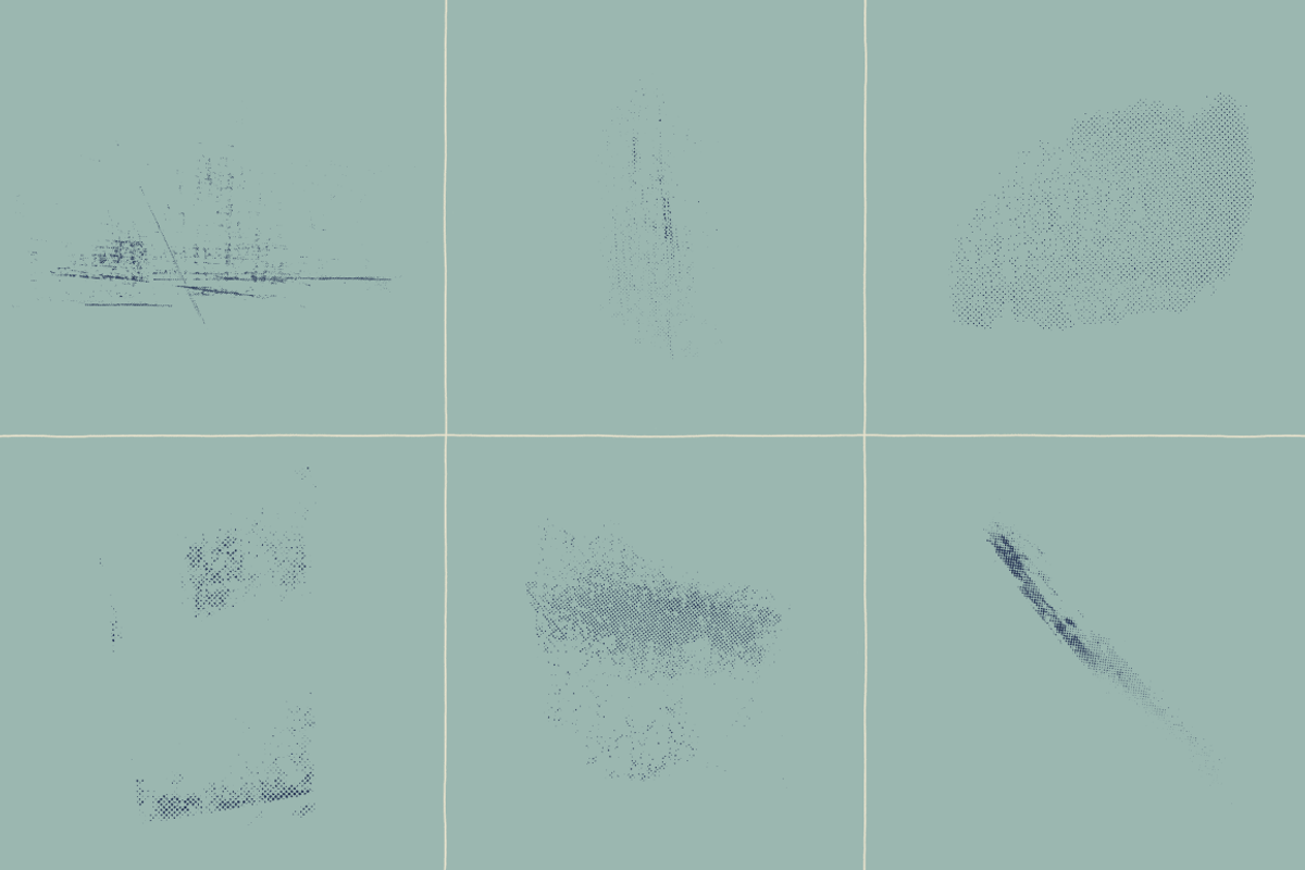 Vintage Halftone Scuffs, a Texture Graphic by GhostlyPixels