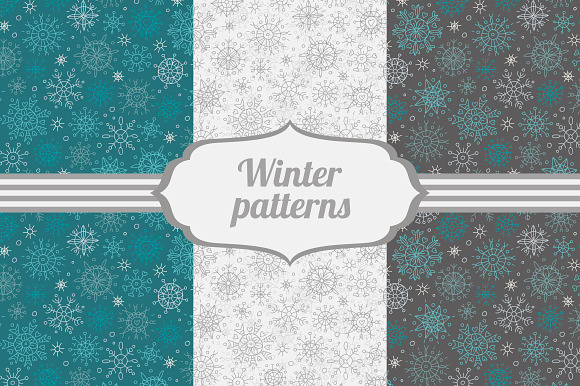 Seamless Winter Patterns