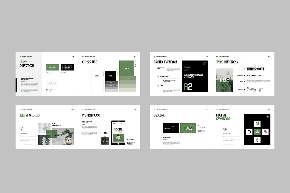Brand Guidelines Template Ai & Id, a Brochure Template by StyleArt (Photo 10 of 11)