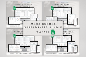 Mega Financial Spreadsheet Bundle