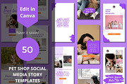 Pet Shop Social Media Story Template, a Social Media Template by BoontenStudio (Thumbnail 1 of 8)
