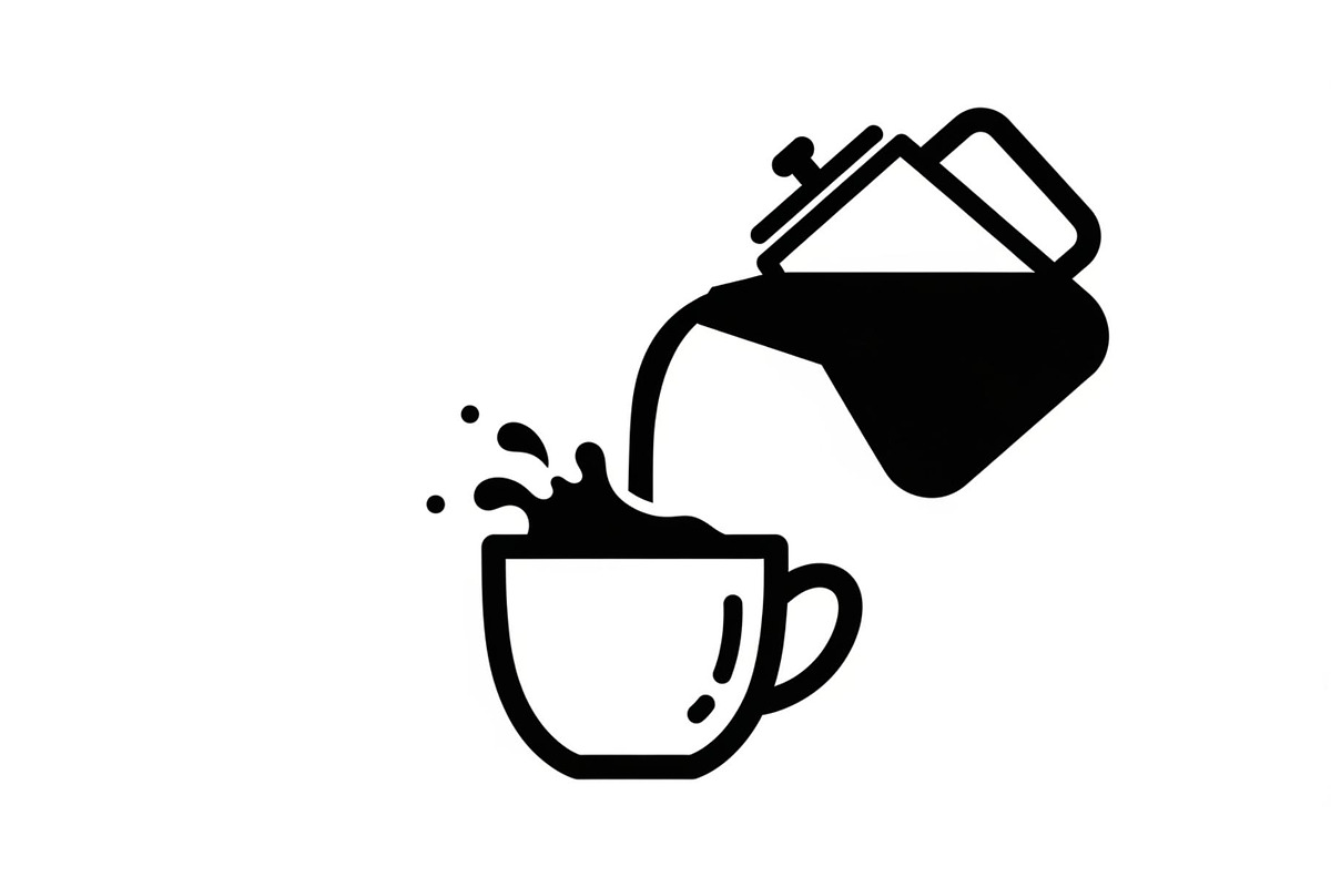 Pour Over Coffee Cup Silhouette Bund, an Illustration by Designs_River (Photo 16 of 31)