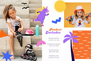 Cool Kid: 90s Graphic & Pattern Set, an Animal Illustration by AlekseliArt (Thumbnail 2 of 13)