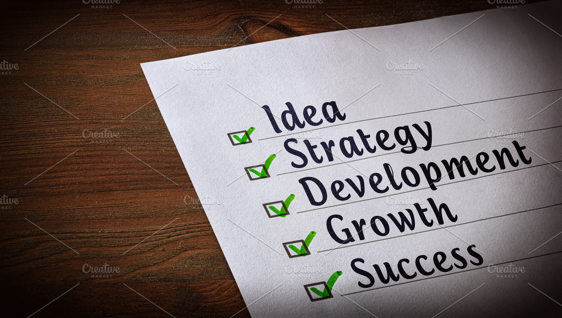 Business Success Checklist Concept, a Business Photo by Davizro's Market