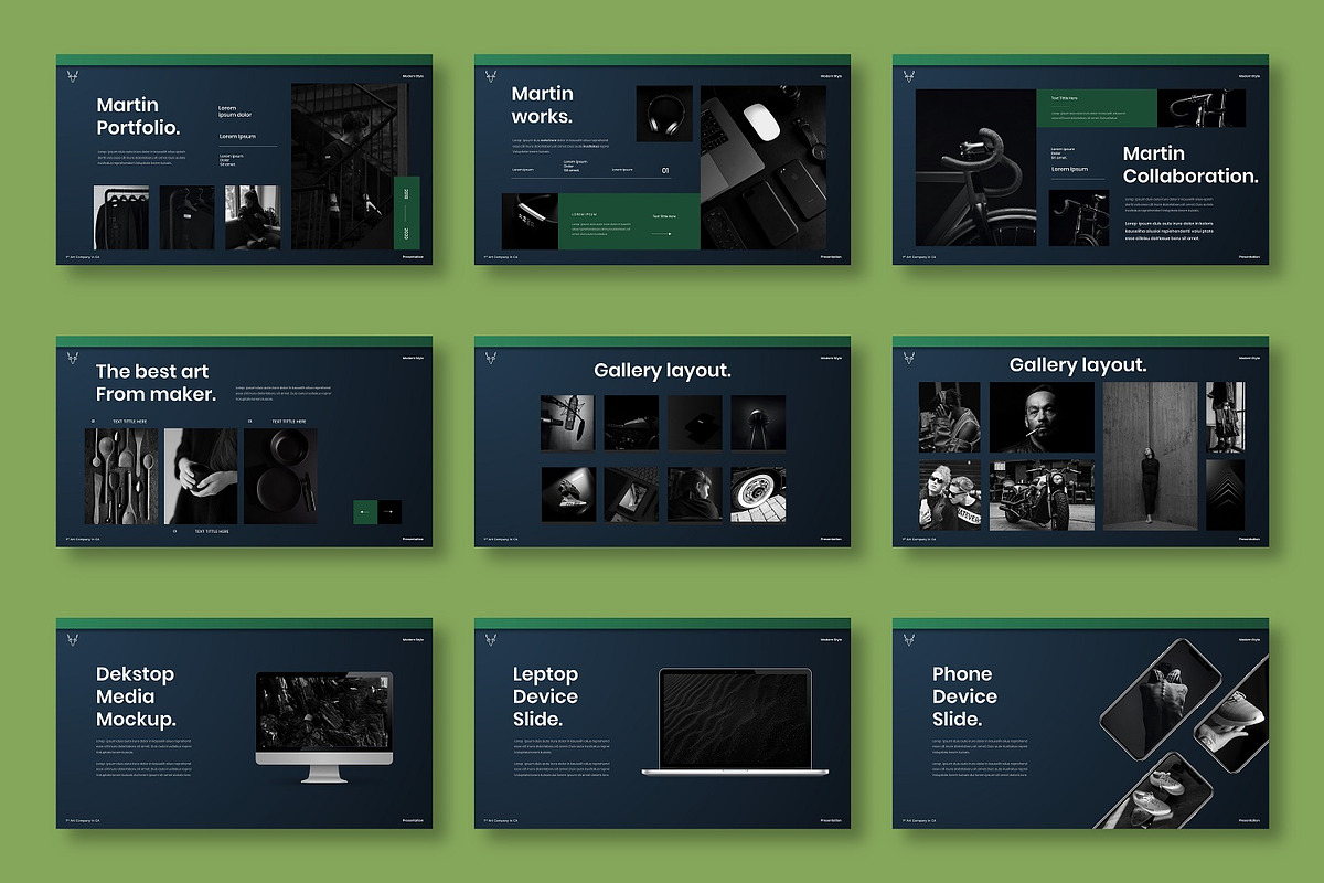 Martin – Business PowerPoint, a Presentation Template by Dens Creative Studio (Photo 4 of 6)