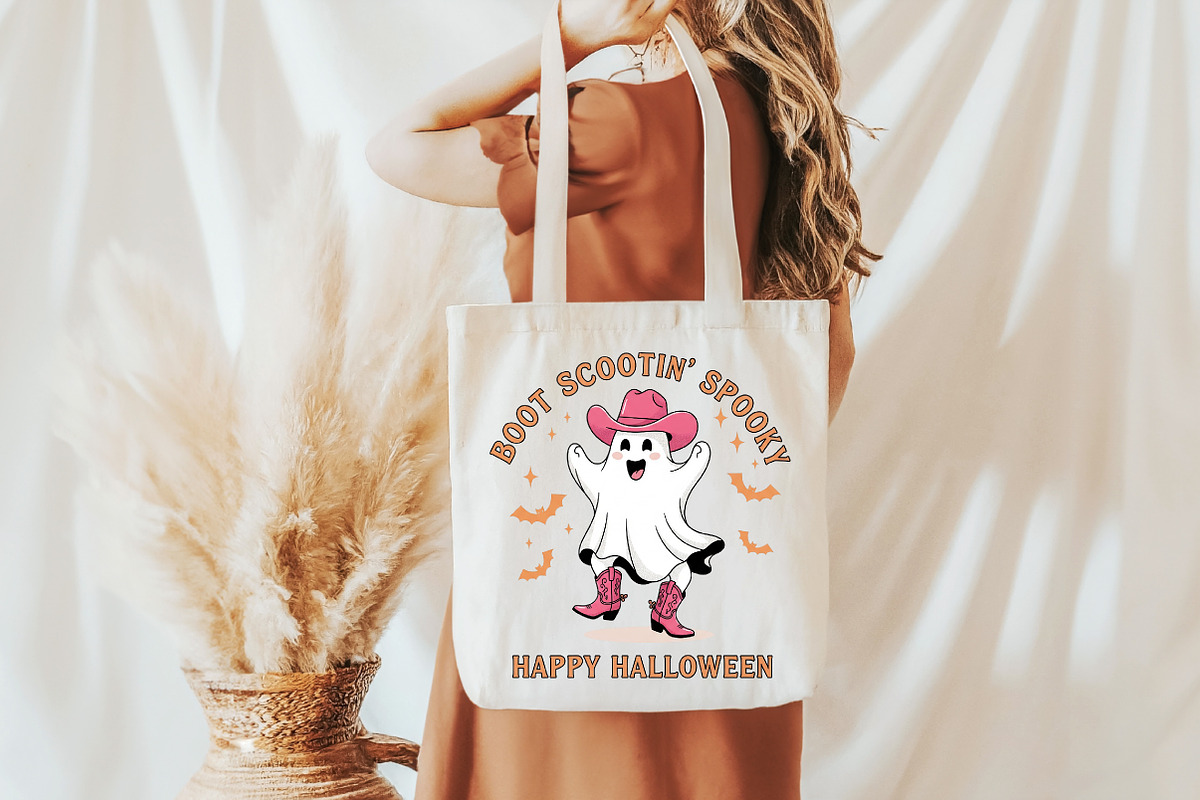Cute Cowboy Ghost Png, an Illustration by Craft Nest (Photo 4 of 6)