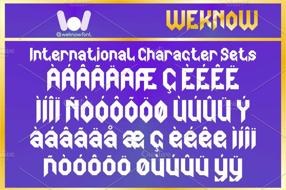 Thunder Bird Font, a Font by weknow (Photo 8 of 8)