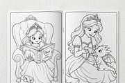 Magical Princess Coloring Book Vol47, a Person Illustration by ikarifq shop (Thumbnail 3 of 7)