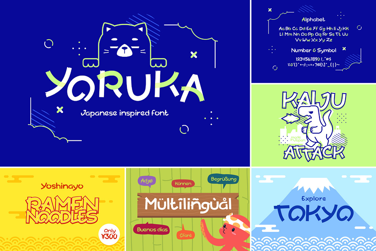 Japan Brush Style Font Bundle, a Handwritten Font by tkzgraphic (Photo 4 of 15)