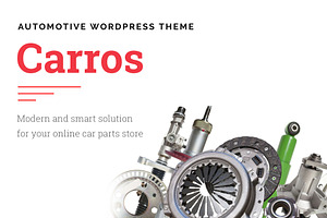 Carros — Car Parts WordPress Theme