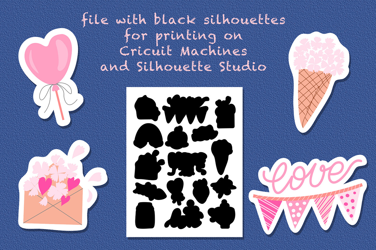 Love Stickers. Printable Stickers, a Technology Illustration by rinaletters (Photo 5 of 5)