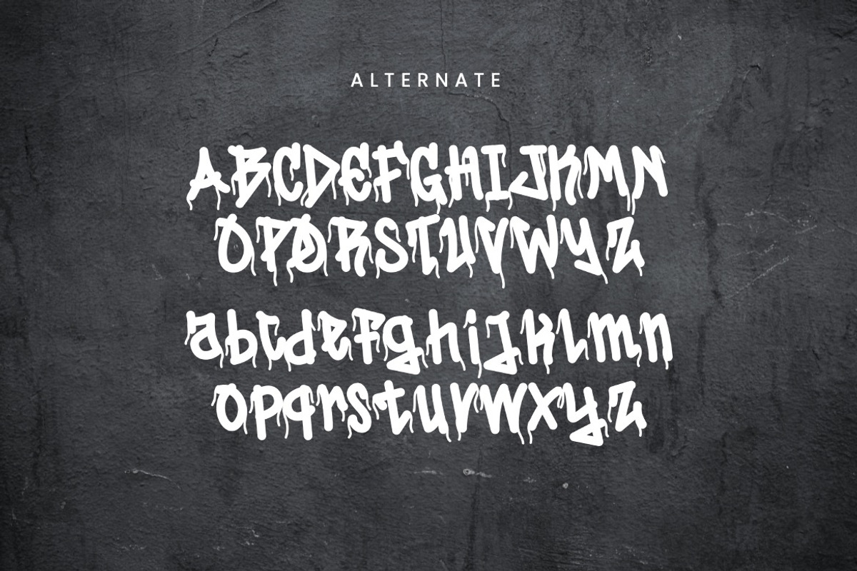 Skuctre - Brush Graffiti Font, a Handwritten Font by Dhabee (Photo 2 of 7)
