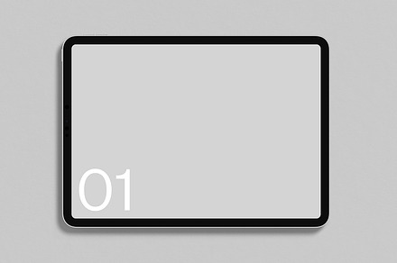 iPad Pro 01 Standard Mockup, an iPad Mockup by Orbyt Studio