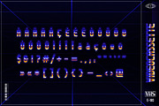 Videocassette - Retro Wave Font, a Symbol Font by Ckybe's Corner (Thumbnail 3 of 5)