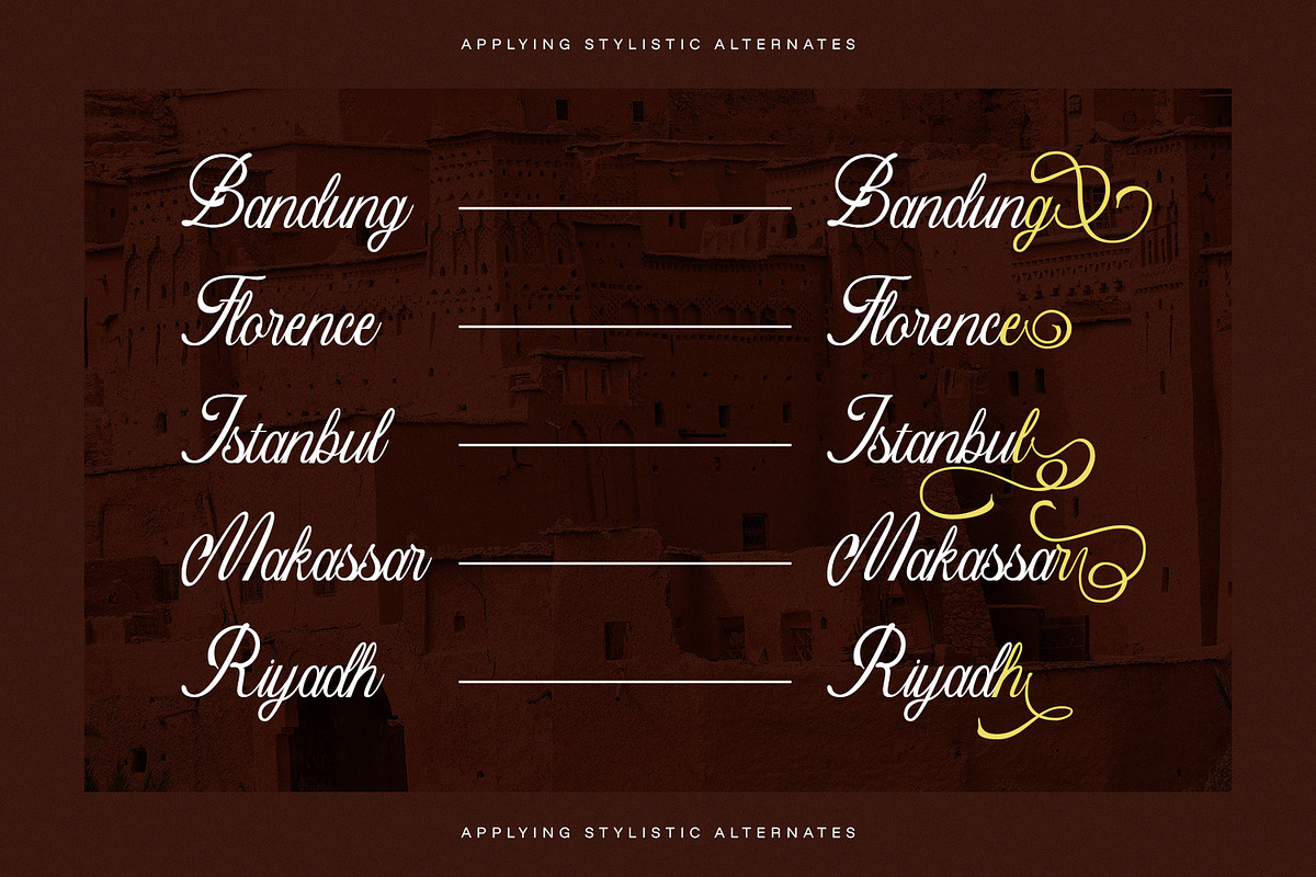 Bristok Lemonade - Cursive Script, a Script Font by Variatype (Photo 3 of 15)