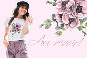 Paris romantic watercolor clipart, a Decorative Illustration by NATASHA CHU (Thumbnail 17 of 17)