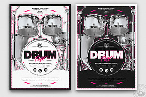 Drum Fest Flyer Template