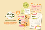 Disco Cowgirl Branding Starter Kit, a Branding & Logo Template by Hell Yeah Designs (Thumbnail 2 of 18)