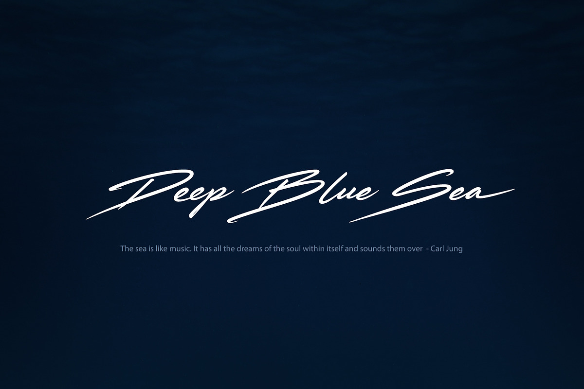 Deep Handwritten Font, a Font by sunnytudu (Photo 3 of 10)