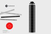 Polyurethane Foam Bottle Mockup, a Packaging Mockup by Reformer Mockup (Thumbnail 3 of 6)