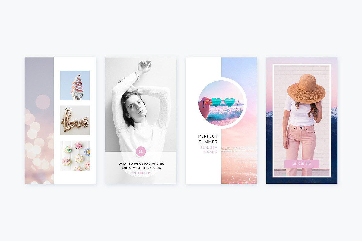 Instagram Stories Pastel Pink CANVA, a Social Media Template by Poego Social (Photo 5 of 12)