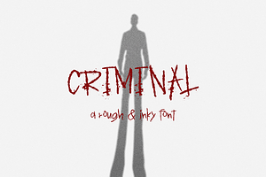 Criminal Display Font