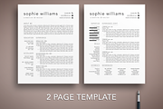 3 Page Resume CV Template Word Pages, a Resume Template by The Creative Resume (Thumbnail 2 of 8)