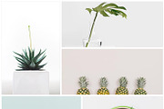 10 Pinterest Mood Board Templates V1, a Social Media Template by Creativetacos (Thumbnail 2 of 6)