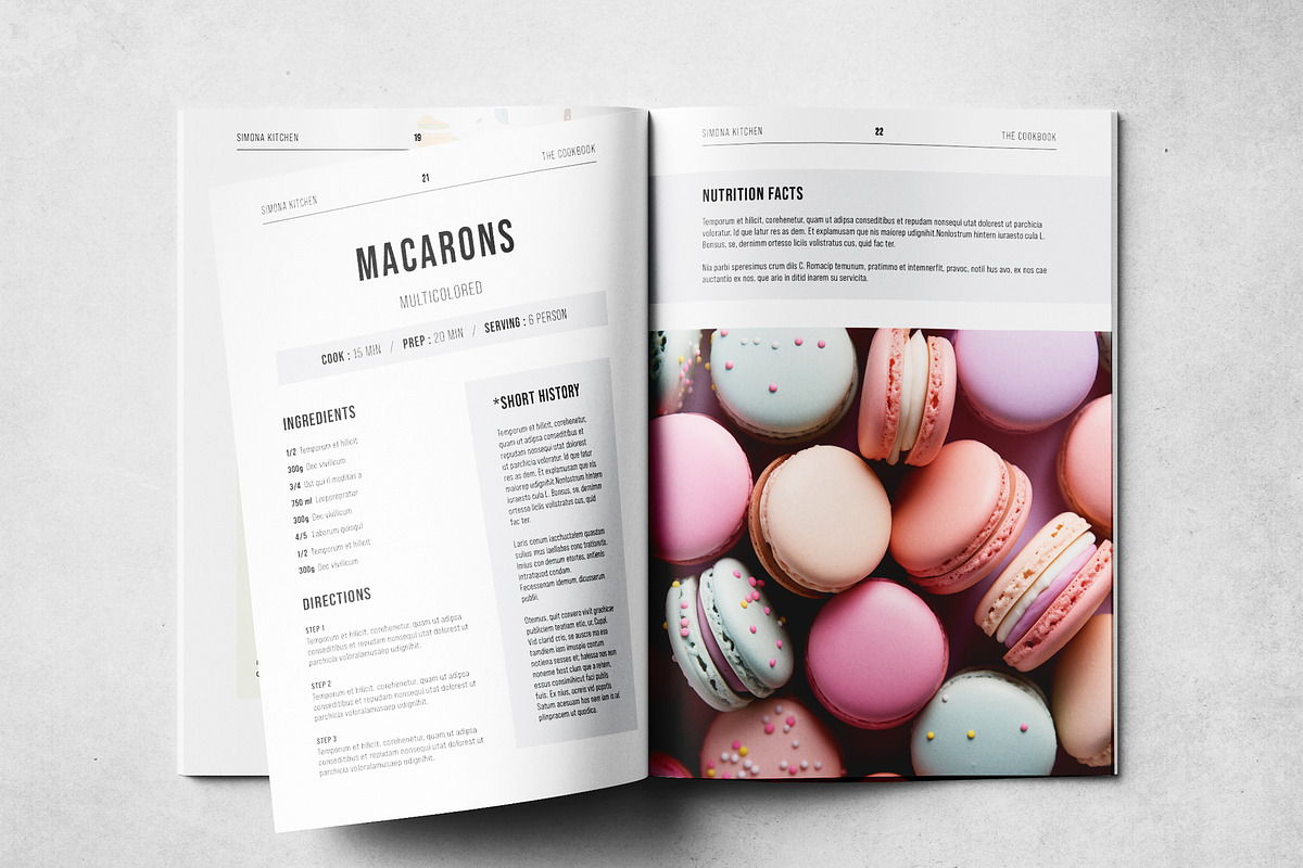 Cookbook Print Layout, a Brochure Template by Grkic Creative (Photo 12 of 13)