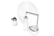 Kitchen Ethan Accessories, a Furniture 3D Model by 3DCargo (Thumbnail 6 of 8)