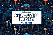 10 Enchanted Forest Patterns, a Pattern Graphic by Motifs (Thumbnail 3 of 11)