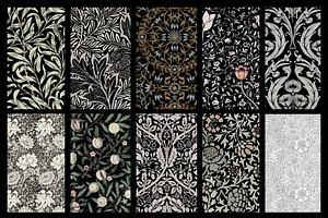 William Morris Seamless Pattern 3