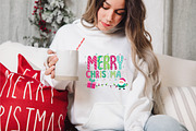 Retro Merry Christmas Doodles Png, an Illustration by designcity5 (Thumbnail 4 of 8)