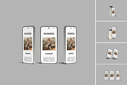 Smartphone Screen Mockup, a Device Mockup by lamorastudio (Thumbnail 1 of 11)
