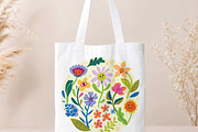 Happy Little Blooms, a Pattern Graphic by PenguinHouse (Thumbnail 6 of 8)