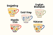 Teacup Collection, a Handwritten Font by Sofia Skoog (Thumbnail 2 of 11)