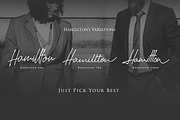 Hamillton Script Font, a Script Font by Ardyanatypes (Thumbnail 4 of 10)