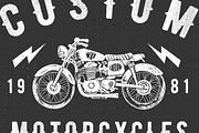 VECTOR SET OF MOTORCYCLE GRAPHICS, an Illustration by ulasokuyucu (Thumbnail 3 of 9)