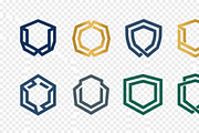 24 Minimal Geometric Logo Frames, an Emoji Icon by adenpinkstore (Thumbnail 12 of 12)