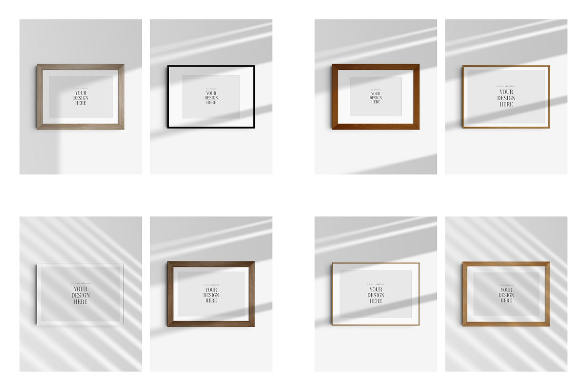 5:7 | 7:5 | A4 Frame Mockup Bundle, a Mockup by DESIGN BY nube (Photo 6 of 10)