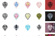 GPS Tiki Tribal Icons, a Transportation Illustration by Natsuhisui (Thumbnail 4 of 4)