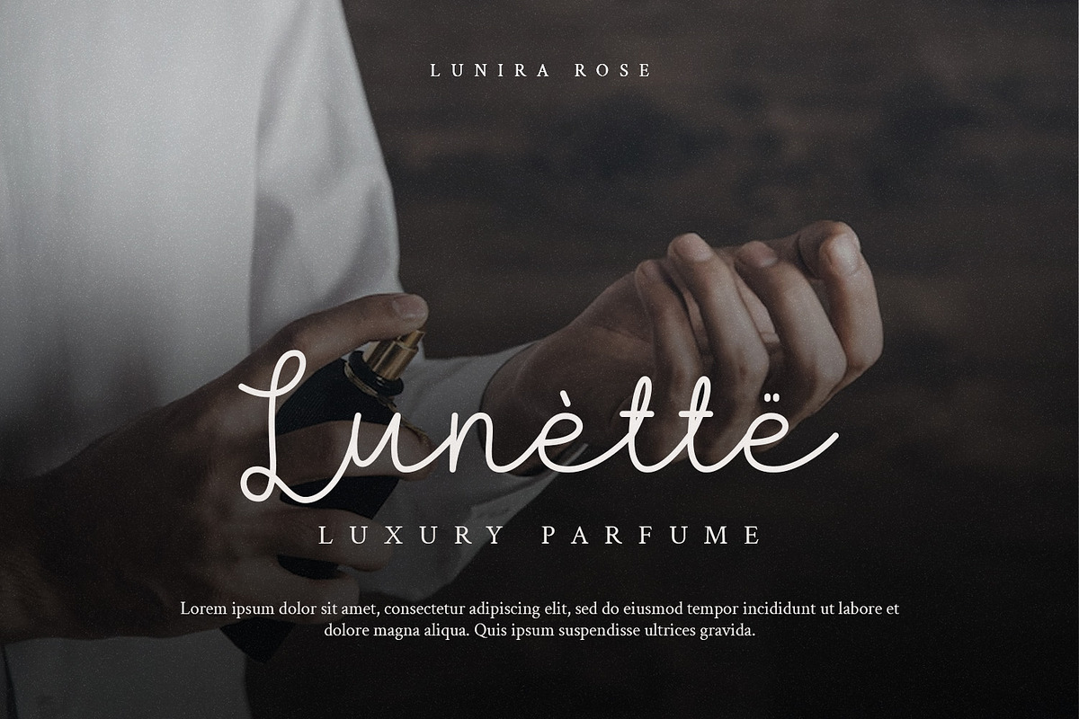 Lunira Rose - Handwritten Script, a Script Font by Hasbi Creative (Photo 4 of 9)