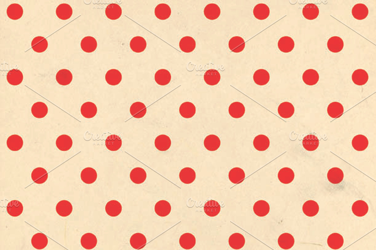 Red Background Vintage Patterns LOVE preview 4