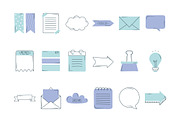 Notes and daily Icons Set, an Object Illustration by studiogstock (Thumbnail 1 of 4)